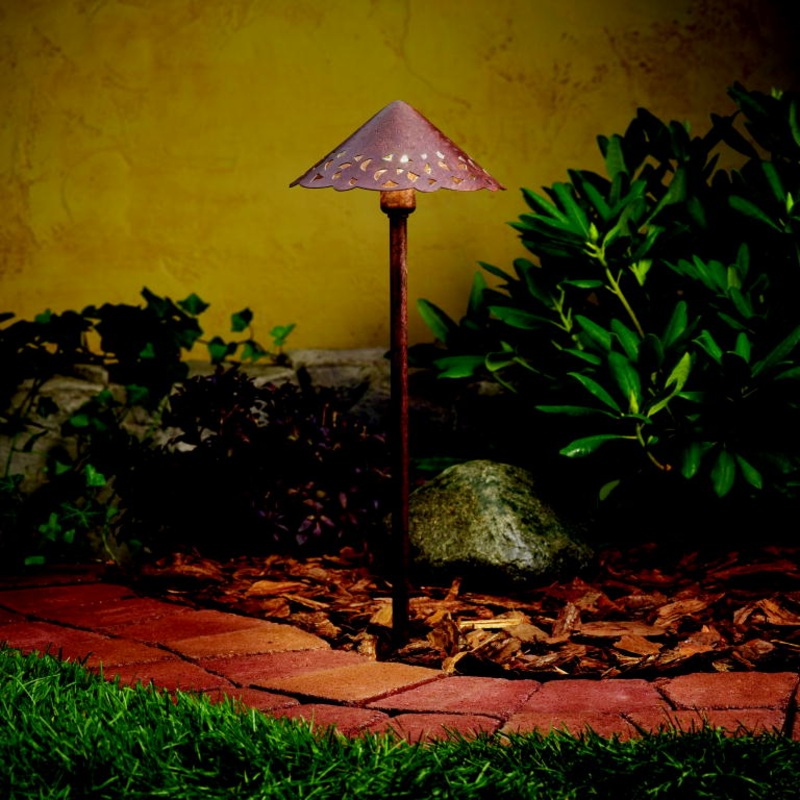 Kichler 15871TZT LED Path Light, Textured Tannery Bronze