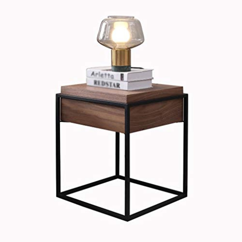 liangzishop Comodino da Letto Comodino Nordic Moderno Semplice Tabella Ferro Battuto Laterale personalit Creativa Armadietti Piazza Camera Comodino Comodino da Camera