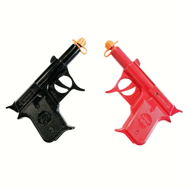 2 PCs of Diecast metal spud gun pack red + black – 2 Red