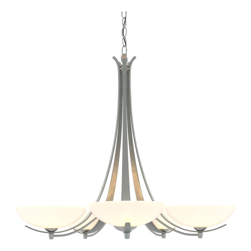 Aegis 5-Arm Chandelier Vintage Platinum