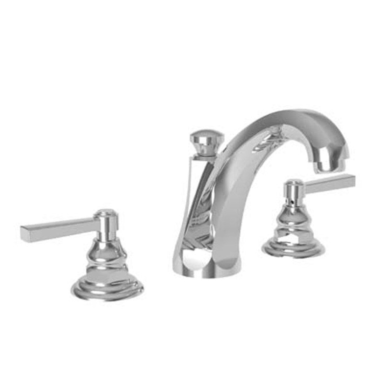 Astor Two Handle Widespread Bathroom Faucet with Lever Handles with Drain – English Bronze