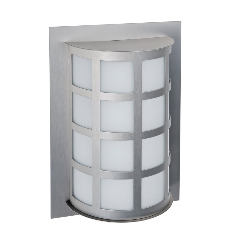 Besa SCALA13-SW-BA Scala One Light Outdoor Wall Sconce Brushed Aluminum (Discontinued)