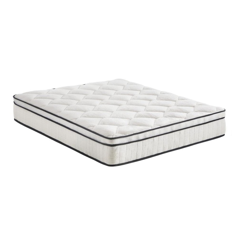 Boucle King Mattress Memory Foam Pocket Spring Euro Top