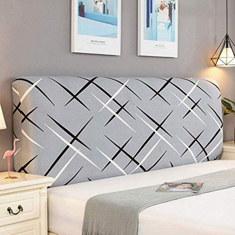 Copri Testata Letto Matrimoniale Elastica Fodera Elastica Protezione Peluche Testata Addensare Elastico All-inclusive Coperchio Europeo Soft Cover Lavabile Testata Letto (170, M)