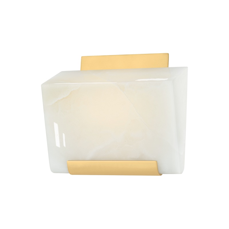 Fairfield 1-Light LED Wall Sconce Aged Brass