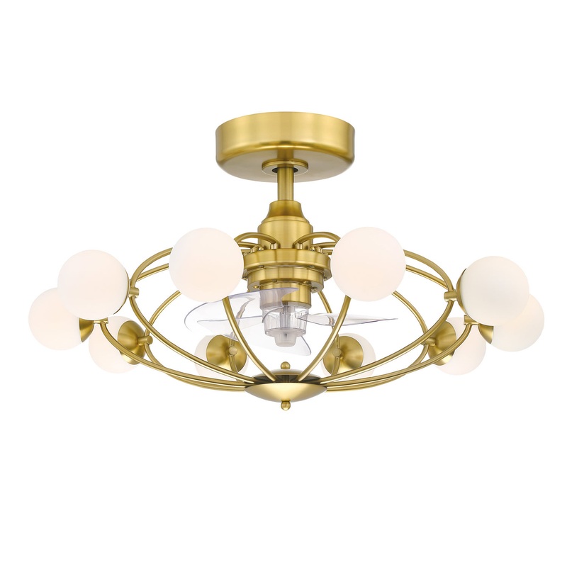 Fanimation FP3073BS Kerring 32″ Ceiling Fan Brushed Satin Brass (Discontinued)