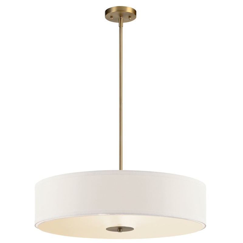 Kichler 42122CLZ Three Light Pendant, Classic Bronze