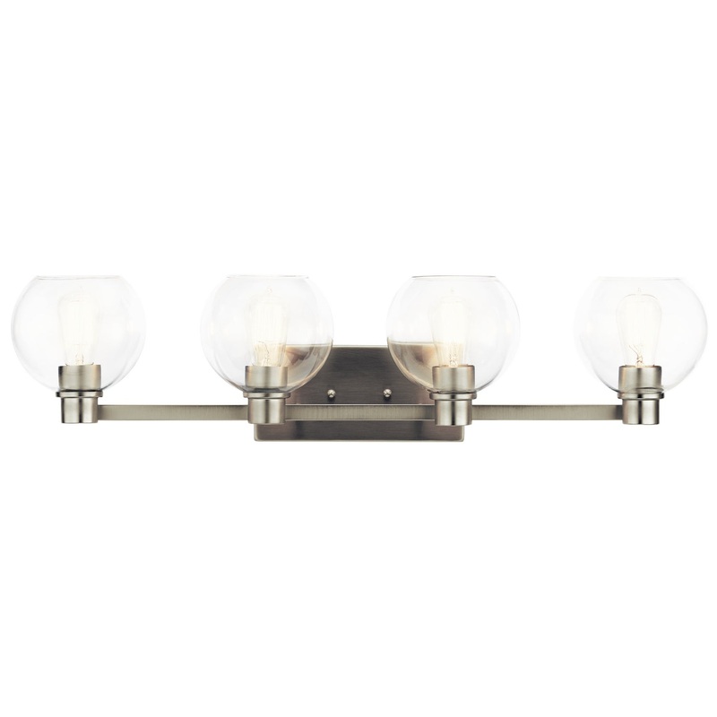 Kichler 45895NI Four Light Bath, Brushed Nickel