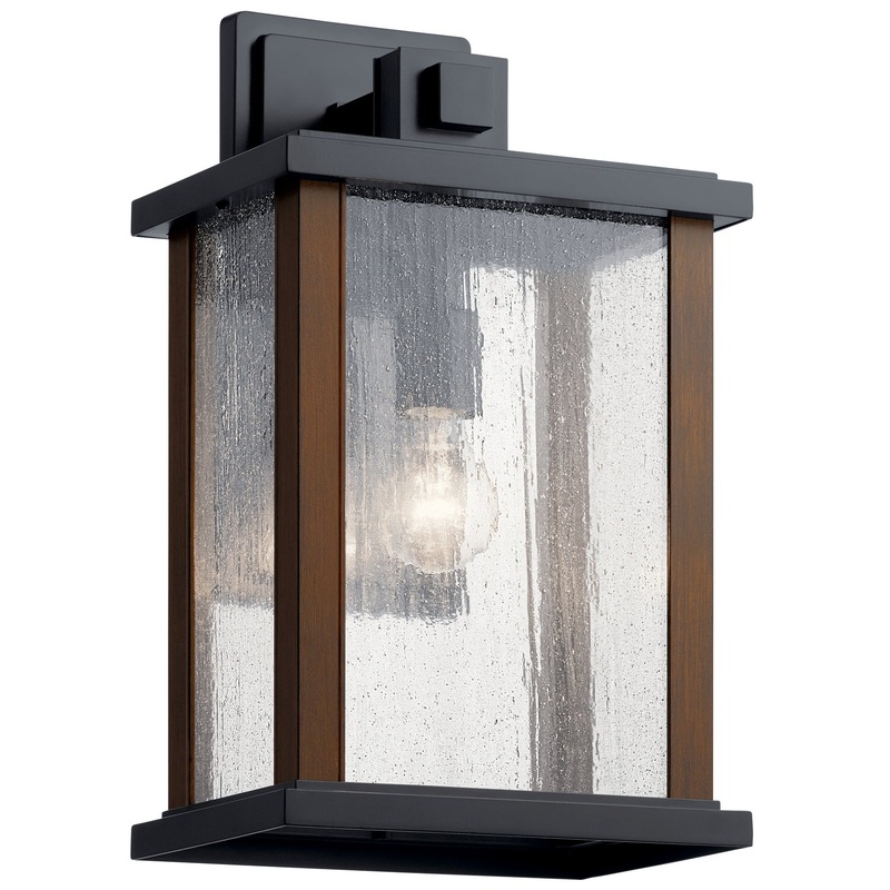 Kichler 59018BK One Light Outdoor Wall Mount, Black