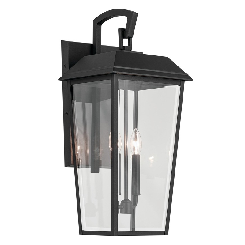 Kichler 59120BKT Two Light Outdoor Wall Mount, Textured Black