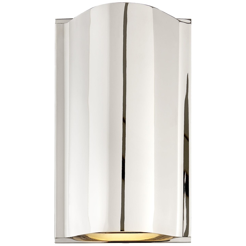 LED Wall Sconce from the Avant Collection in Polished Nickel Finish by Visual Comfort Signature
