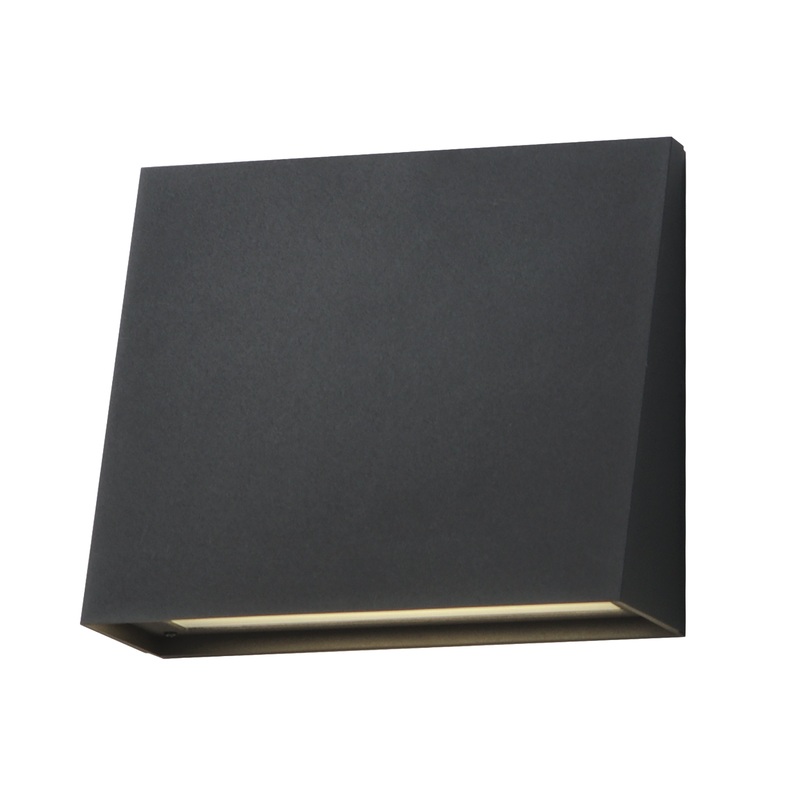 Pathfinder Large LED Outdoor Wall Sconce Black