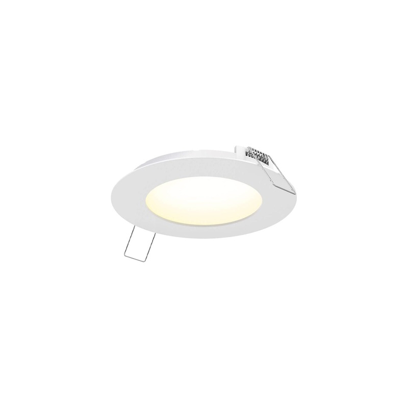 4″ Round CCT LED Recessed Panel Light White With Dim-to-Warm Technology
