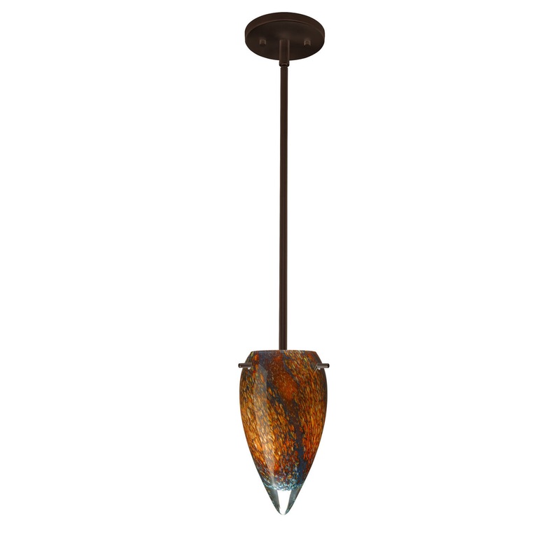 Besa 1TT-4125CE-BR Juli One Light Pendant Bronze (Discontinued)