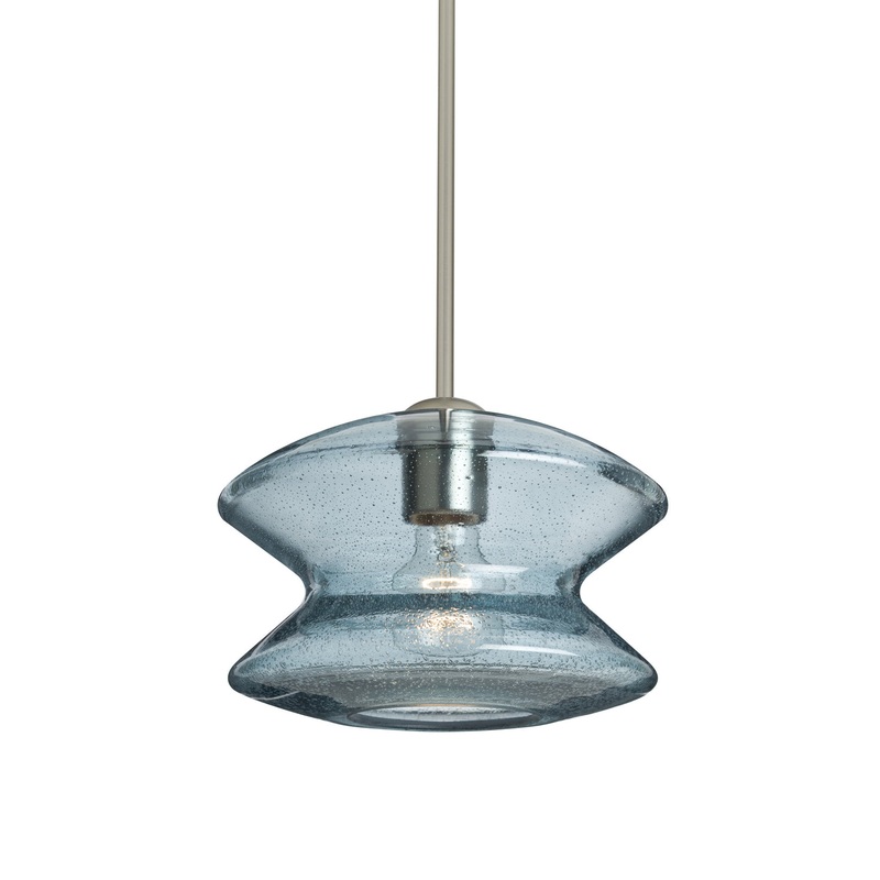 Besa 1TT-ZENBL-SN Zen One Light Pendant Satin Nickel