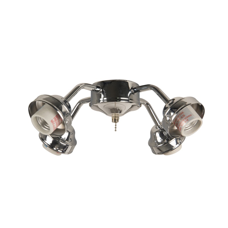 Craftmade F400-CH-LED Universal Four Light Fitter Chrome (Discontinued)