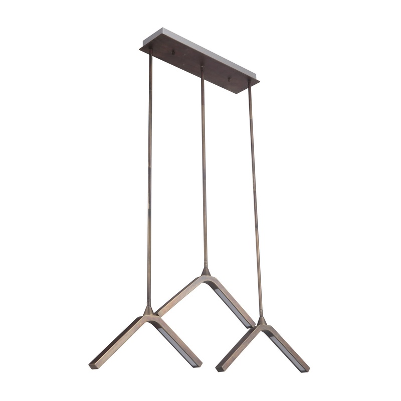 Craftmade P775PAB3-LED LED Mini Pendant Patina Aged Brass (Discontinued)