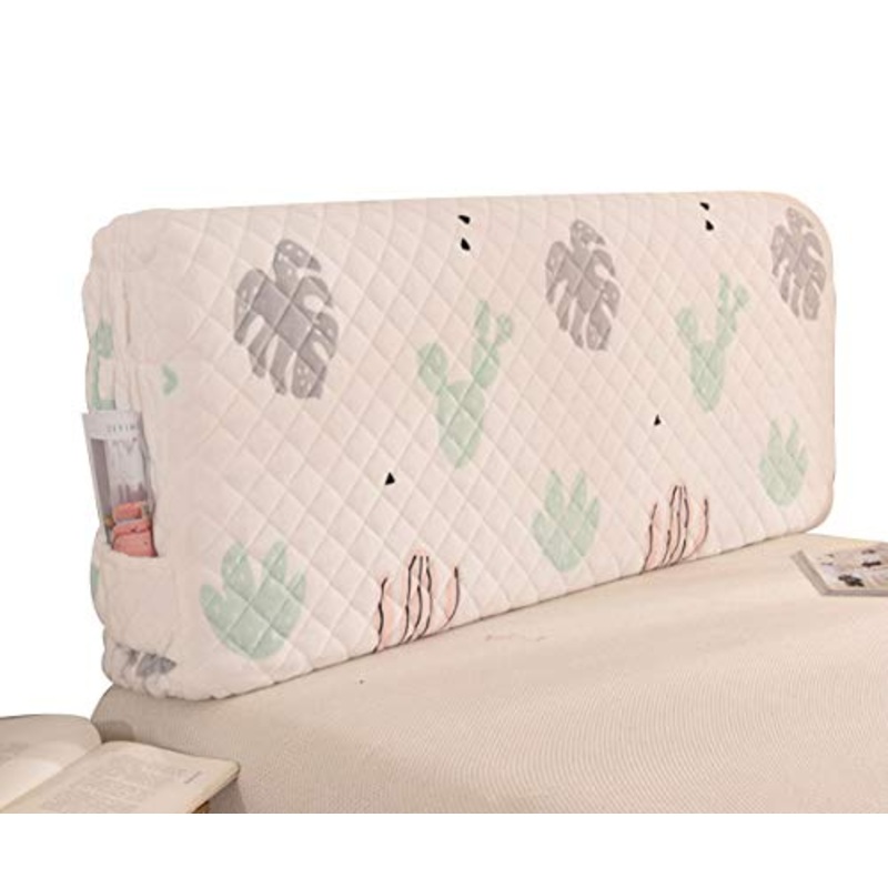 HDGZ Imbottita Elastica Copri Testata Letto Copertura Testata Letto Matrimoniale/Singolo Fodera Elastica Protezione, Protezione Elastica Lavabile (Color : J, Size : 180 * 60cm)