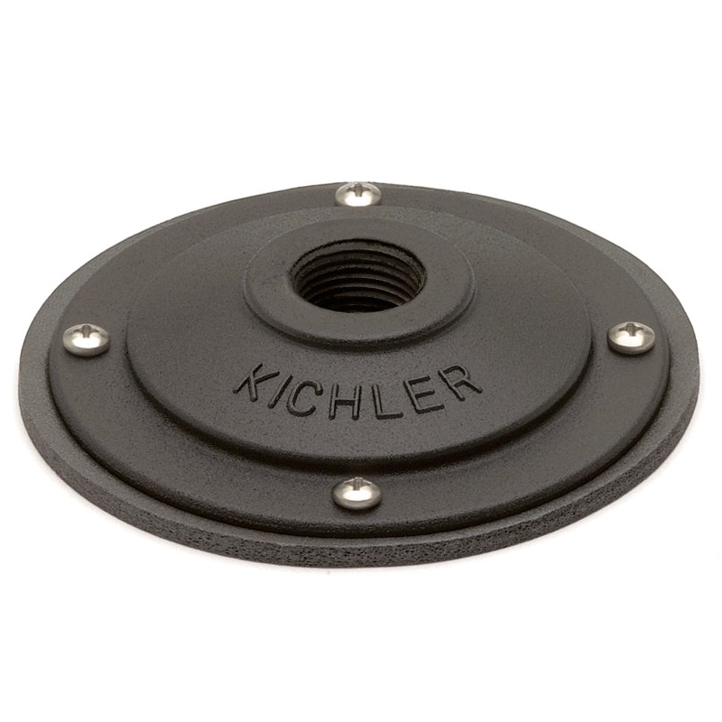 Kichler 15601BKT Mounting Flange, Textured Black