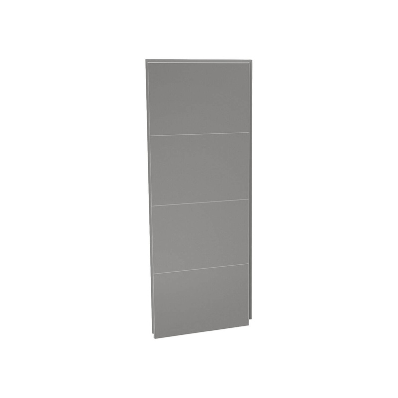 MAAX 103415-306-514 Utile 36 in. Composite Direct-to-Stud Side Wall in Erosion Pebble grey