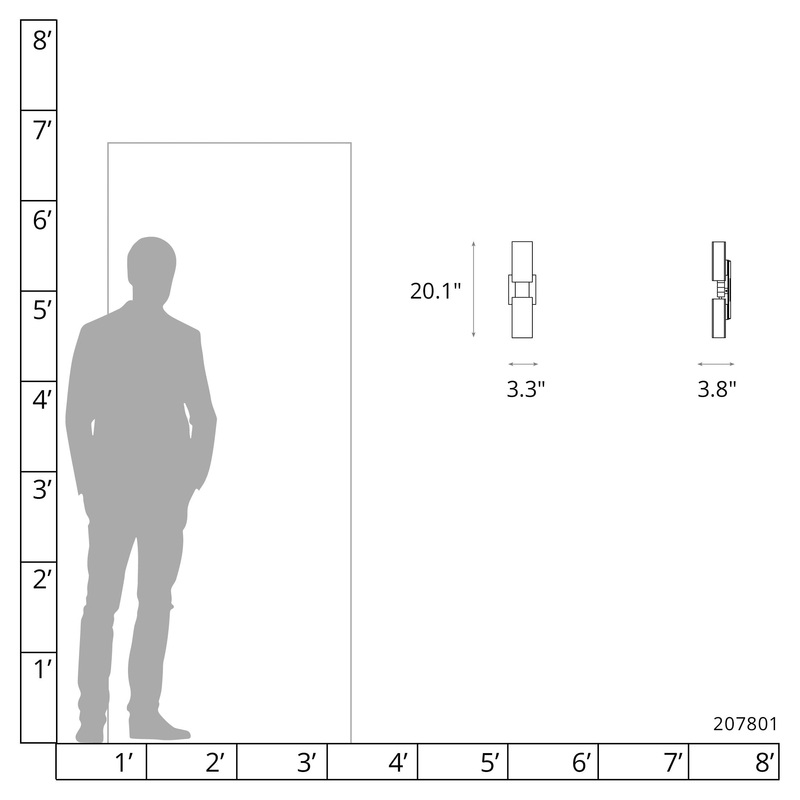 Ondrian 2-Light Sconce White