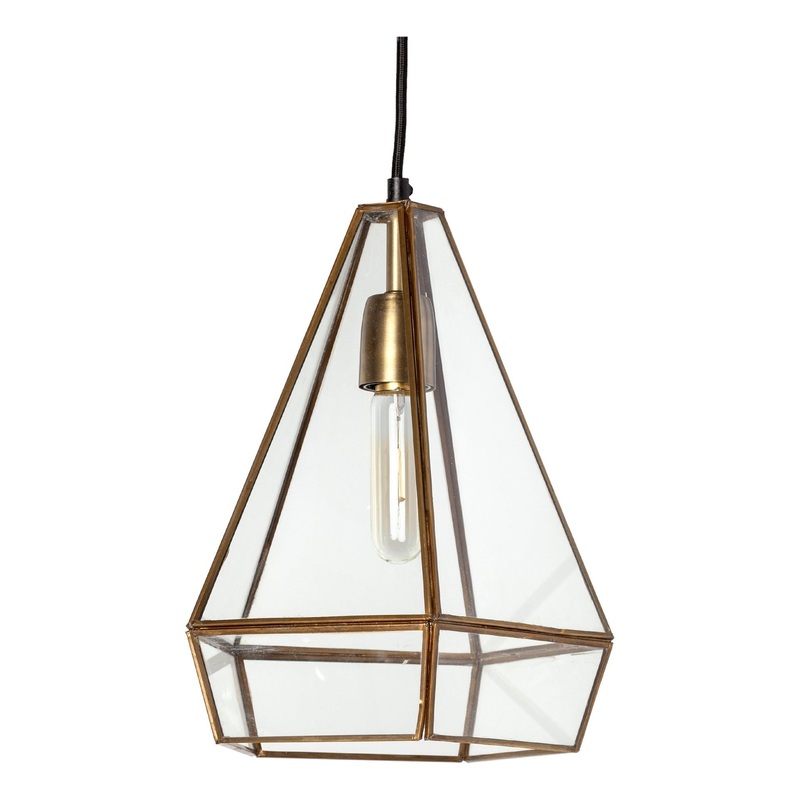 Prima Pendant Gold Metal | Glass