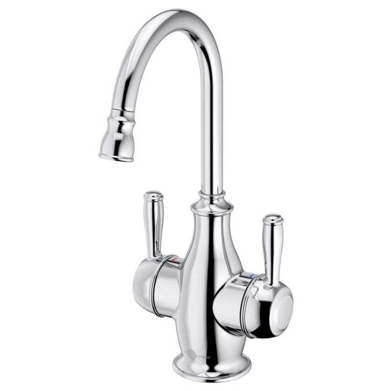 Water Dispenser Showroom Traditional 2010 Instant 2 Lever ADA Gooseneck Swivel 360 DEG Chrome