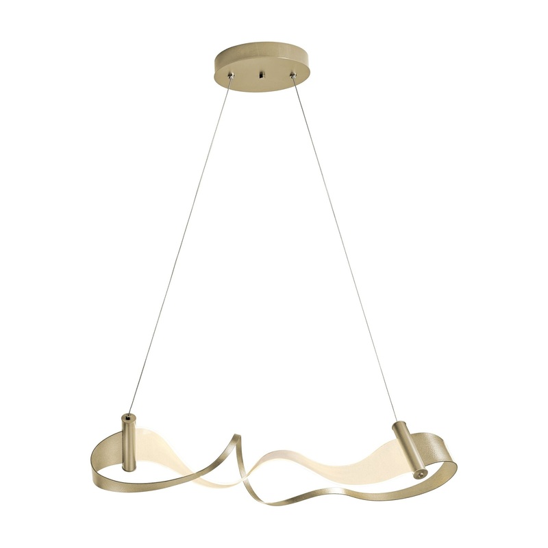 Zephyr LED Pendant Soft Gold