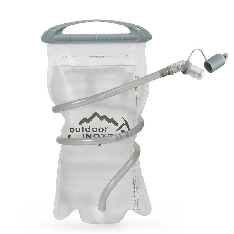 1.5L White Hydration Bladder – Foldable Water Bag for Cycling, Running, Hiking, and Outdoor Sports