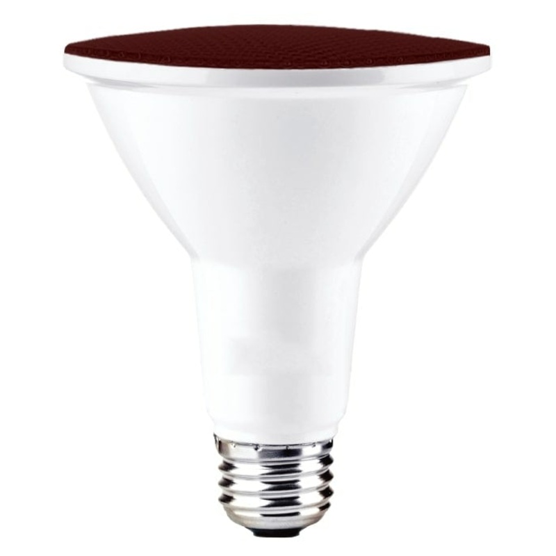 15 Watt PAR38 Red, E26 base, 120 Volt Light Bulb by Bulbrite