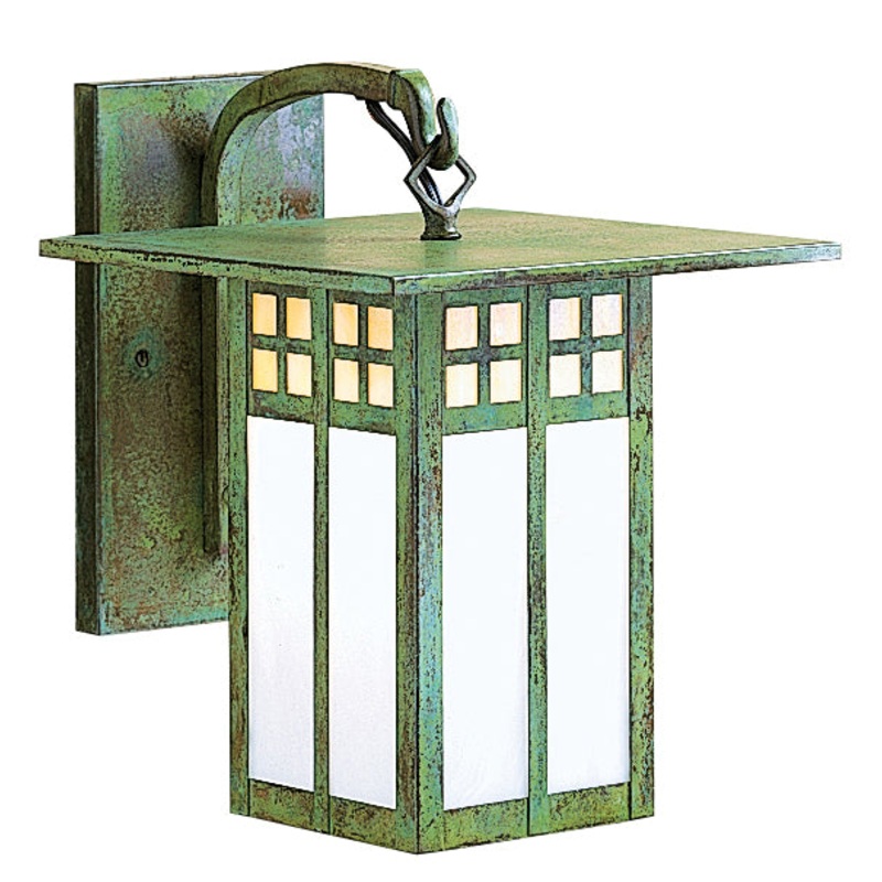 Arroyo GB-6GWC-VP Glasgow One Light Wall Mount Verdigris Patina