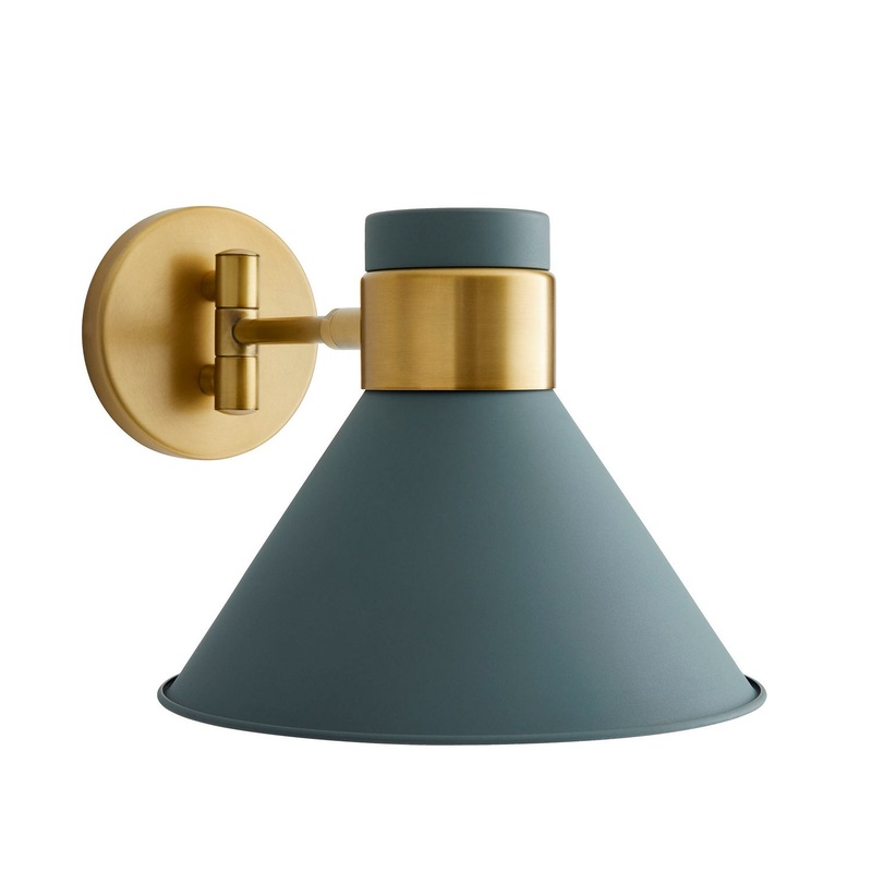 Arteriors 49201 Lane One Light Wall Sconce Cadet Blue
