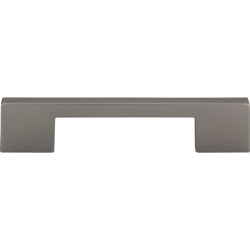 Atlas Homewares Thin Square Pull 5 1/16 Inch (c-c) Slate