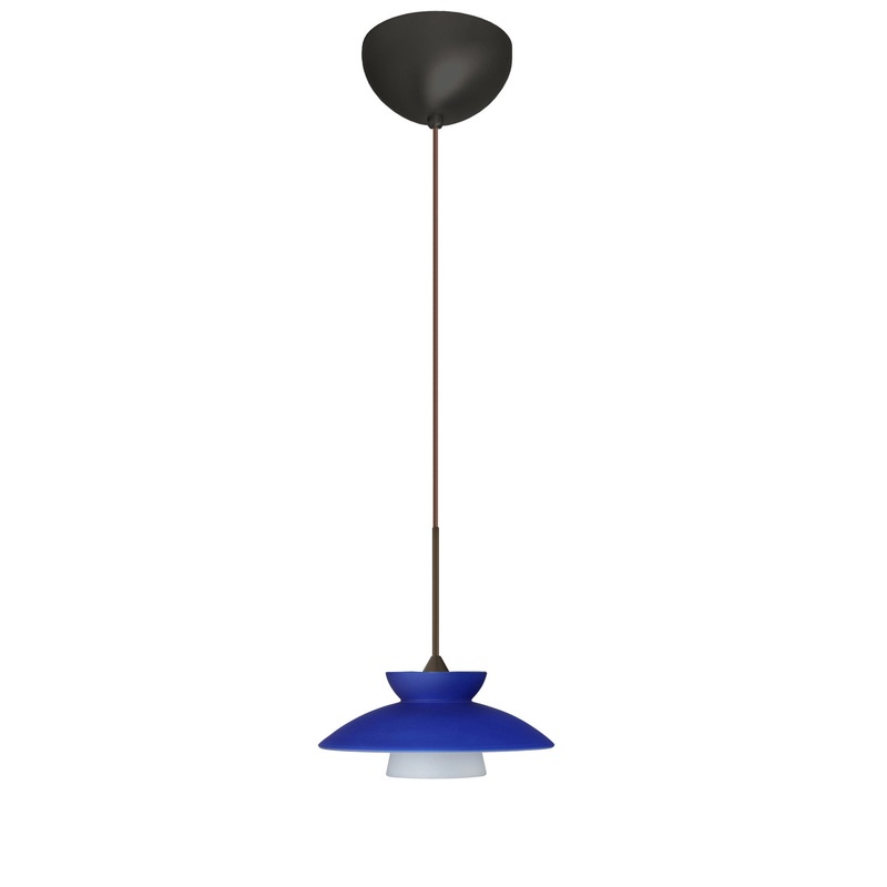 Besa 1XC-271823-LED-BR Trilo One Light Pendant Bronze