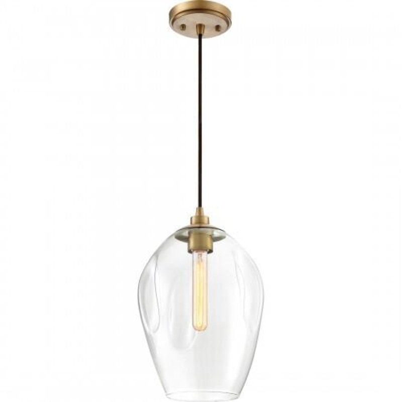 Quoizel NGA1510WS Nostalgia Mini pendant 1 light weathered brass Mini Pendant