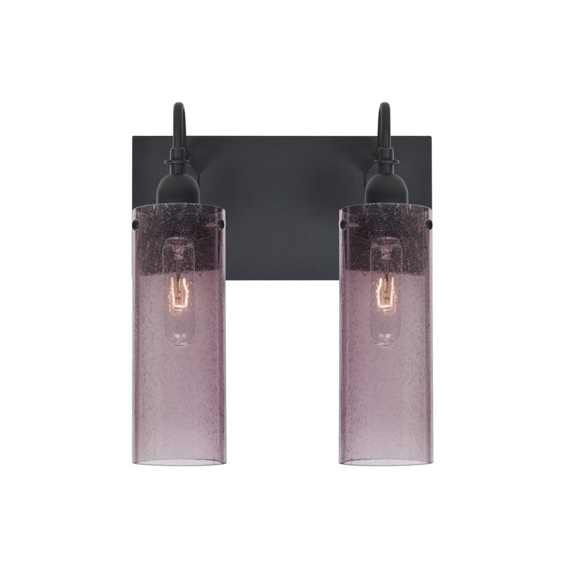 Two Light Wall Sconce from the Juni Collection in Black Finish by Besa
