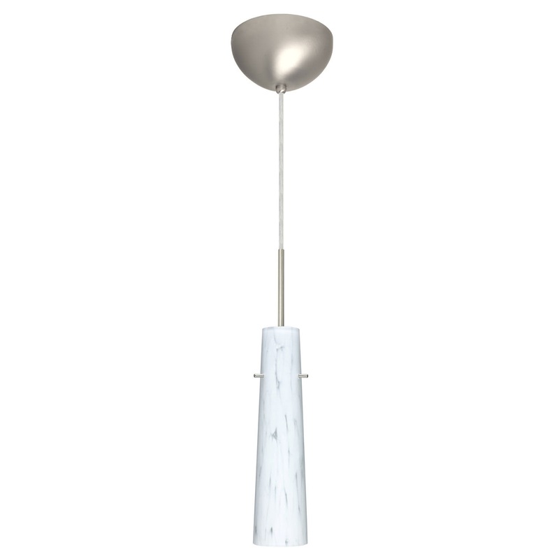 Besa 1BC-567419-SN Camino One Light Pendant Satin Nickel