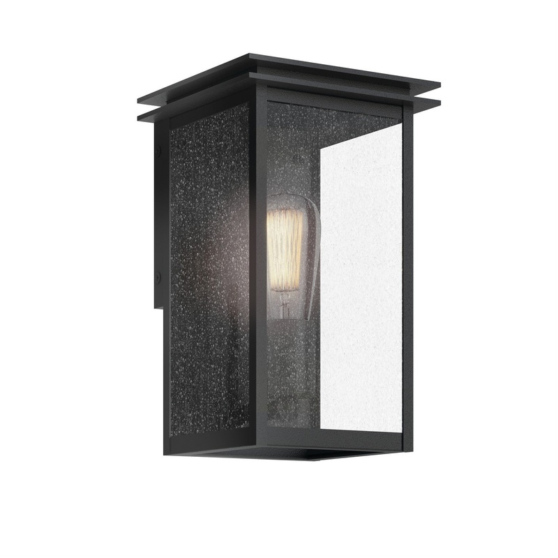 Kichler 59540BKT One Light Outdoor Wall Mount, Textured Black