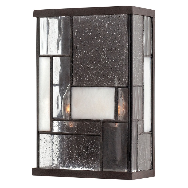 LED Wall Sconce from the Mondrian Collection in Buckeye Bronze Finish by Hinkley