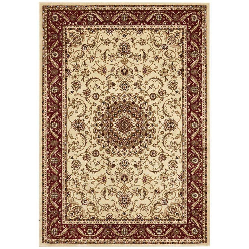 Sydney 9 Ivory Red by Rug Culture – 290X200CM – RECTANGLE