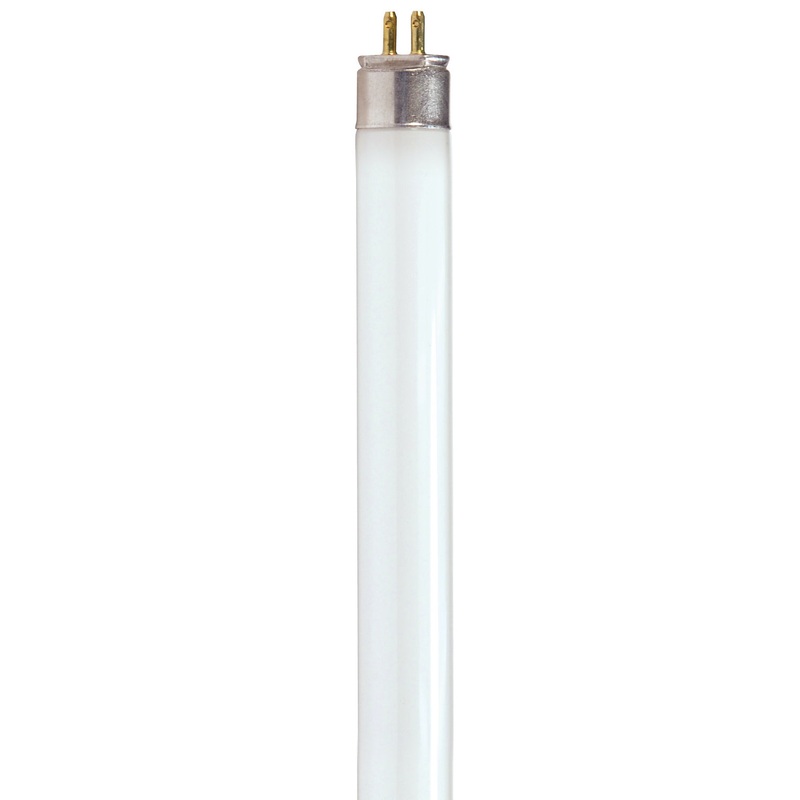 35 Watt, T5, Fluorescent, 4100K Cool White, 85 CRI, Miniature Bi Pin base Light Bulb by Satco (Case of 40)