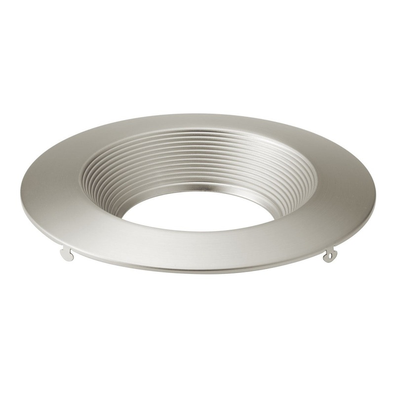 6in Recessed Downlight Trim from the Direct To Ceiling Unv Accessor Collection in Brushed Nickel Finish by Kichler