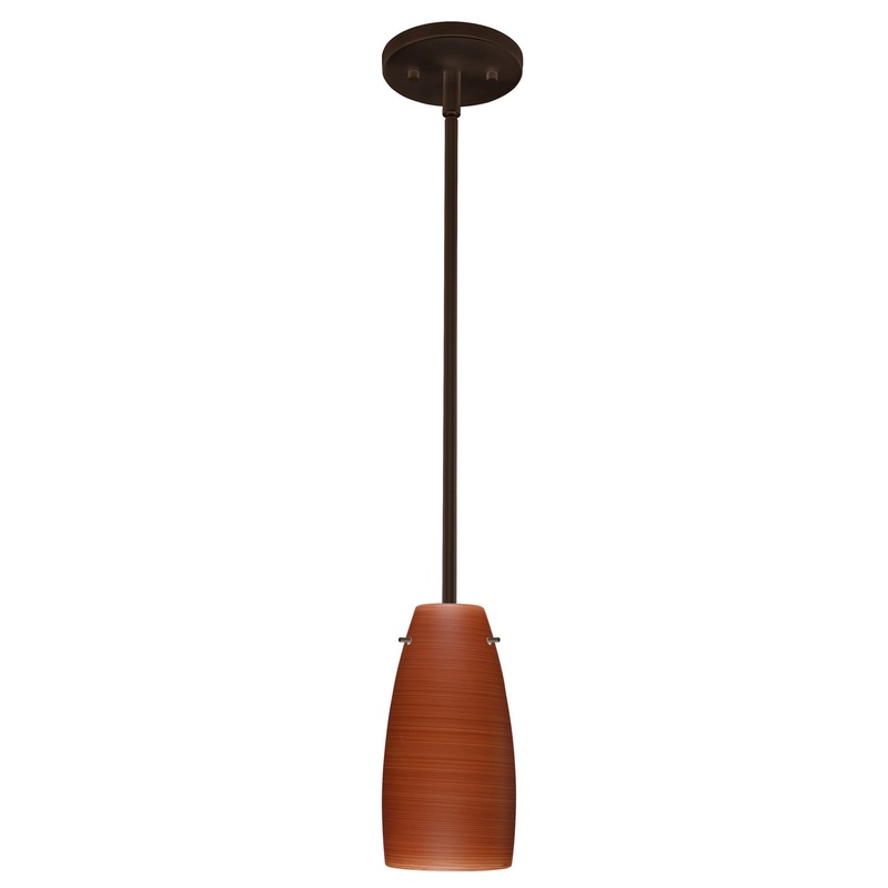 Besa 1TT-1512CH-LED-BR Tao One Light Pendant Bronze