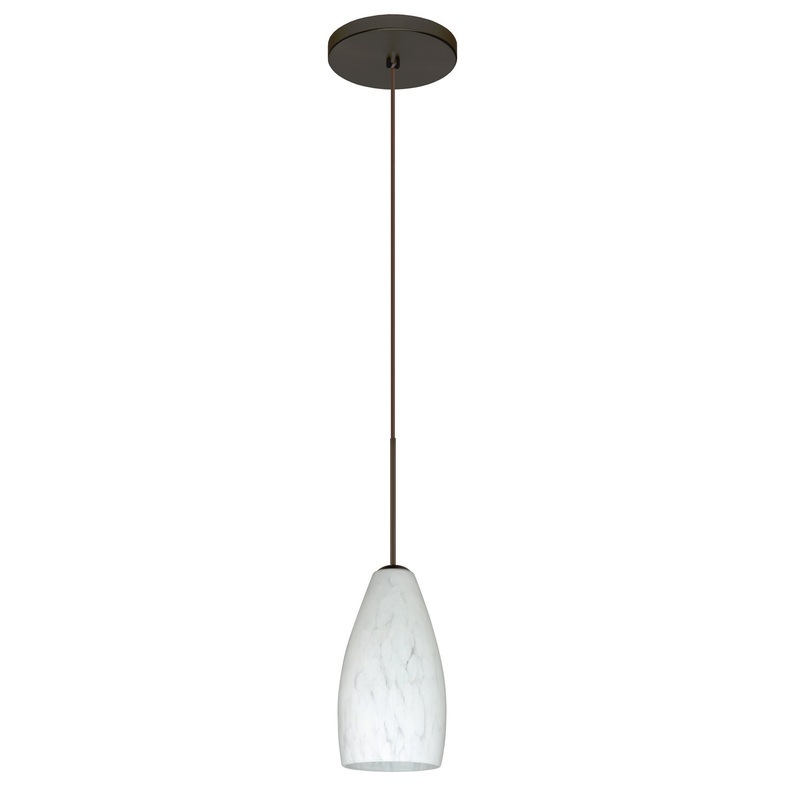 Besa 1XT-719819-LED-BR Karli One Light Pendant Bronze