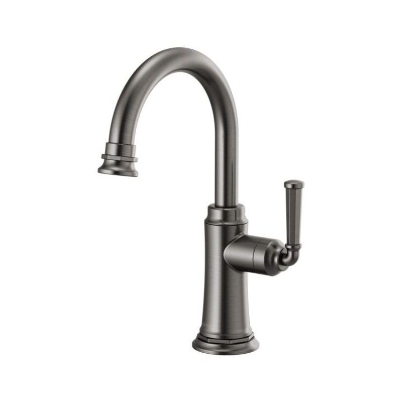 Beverage Faucet Rook Cold Water 1 Lever ADA Brilliance Luxe Steel 360 Degree Swivel