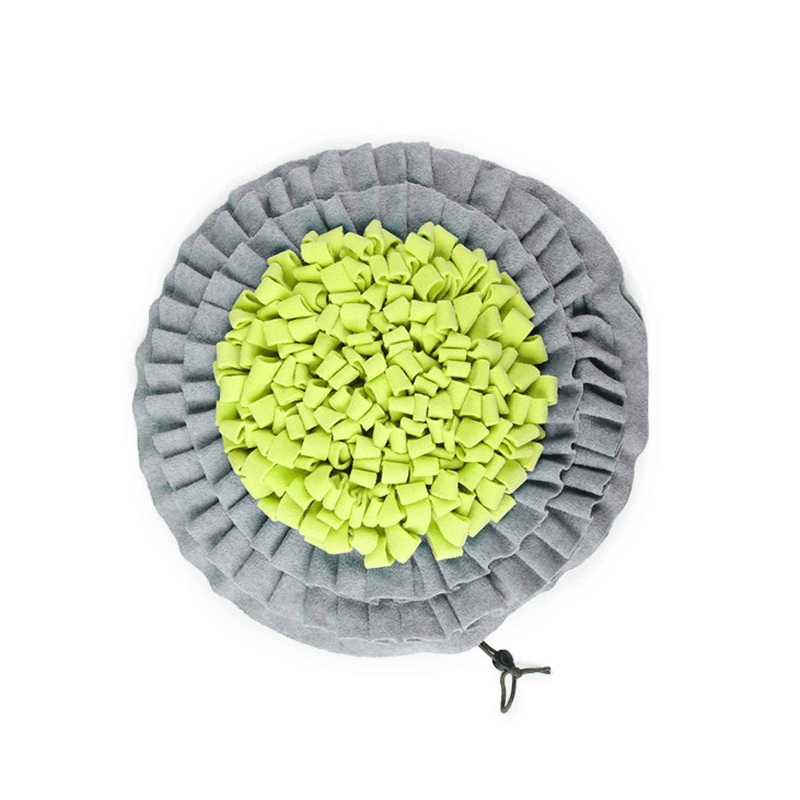 Foldable Dog Treat Mat 48cm – Puppy Trainer Snuffle Sniffer Interactive Feeder
