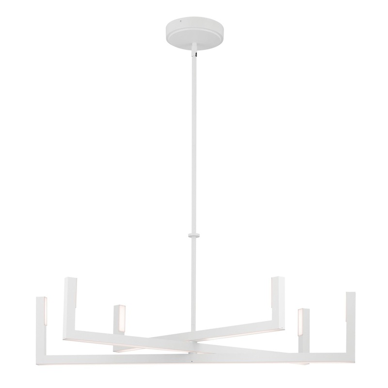 LED Chandelier from the Priam Collection in White Finish by Kichler