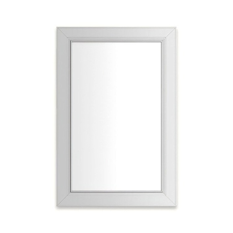 Medicine Cabinet Main Line 20 x 30 Inch 1 Doors Framed Mirror Chrome Flat Top Merion Frame Slow Close Hinges 4 Inch