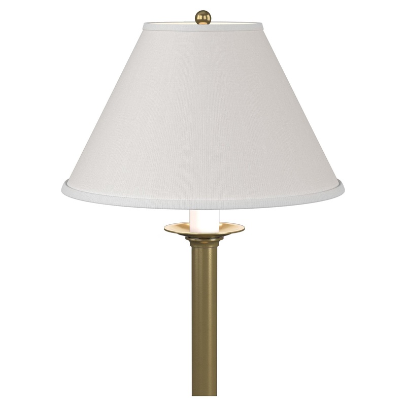 Simple Lines Table Lamp Modern Brass