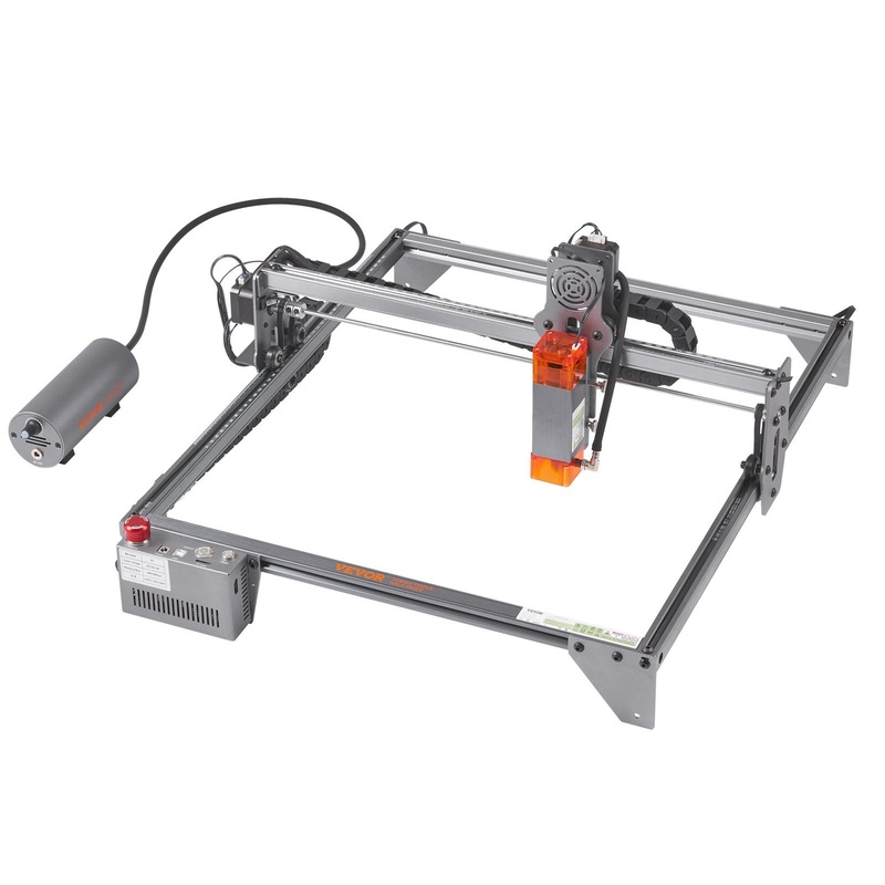 VEVOR Laser Engraver, 10W Output Laser Engraving Machine, 15.7″ x 15.7″ Large Working Area, 10000mm/min Movement Speed, Compressed Spot with Eye Protection, Laser Cutter for Wood, Metal, Acrylic